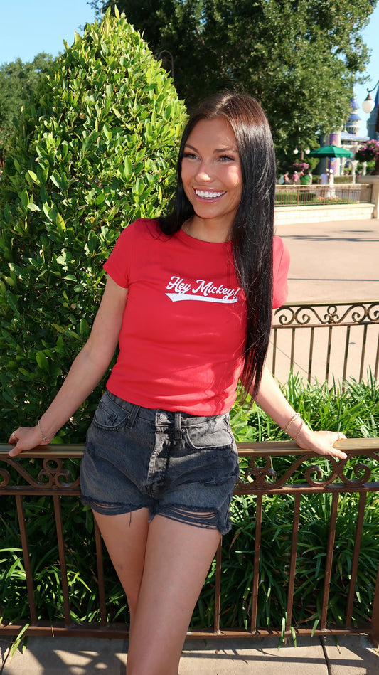 Hey Mickey Baby Tee