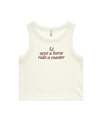 Save A Horse, Ride A Coaster Tank